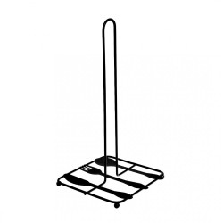 SUPORT MASA PENTRU ROLA HARTIE, INOX, LUNGIME 15 CM, A09100