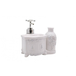 DOZATOR SAPUN 2 PIESE CERAMICA, DIMENSIUNI 13 X 16 X10 CM, A11629